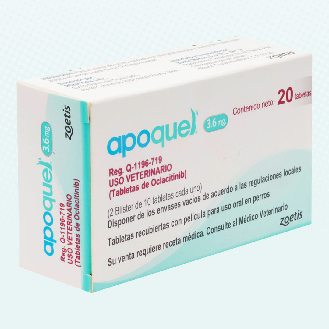 Apoquel 3.6 mg con 20 tabletas