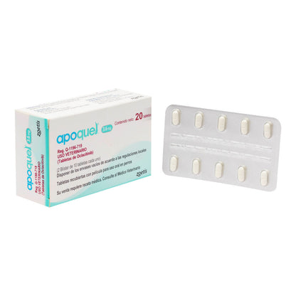 Apoquel 3.6 mg con 20 tabletas