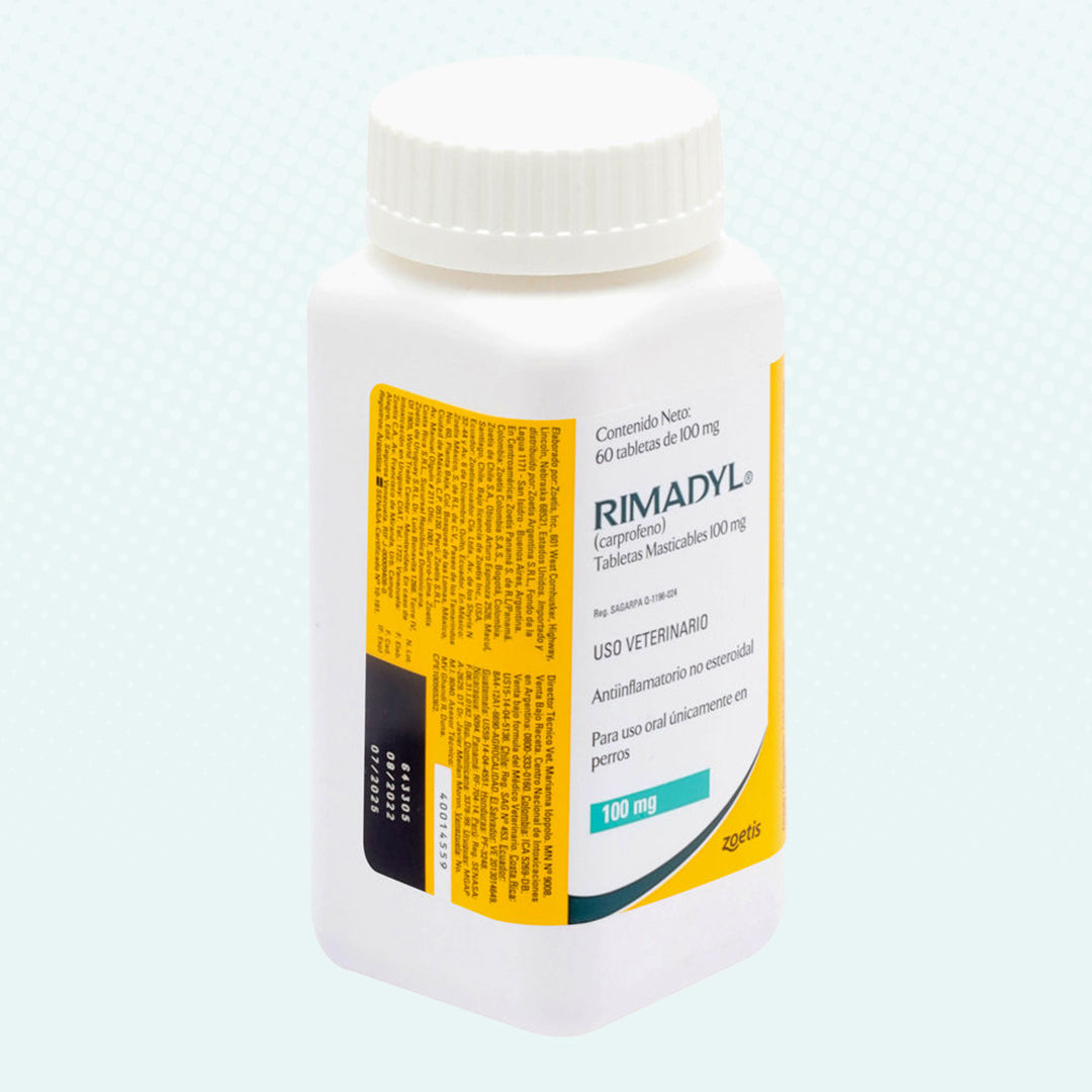 Rimadyl Masticables 100 mg 60 comprimidos – Deposito Veterinario