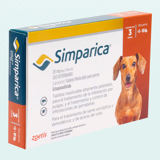 Simparica 20 mg 3 tab