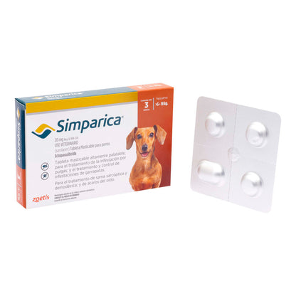 Simparica 20 mg 3 tab