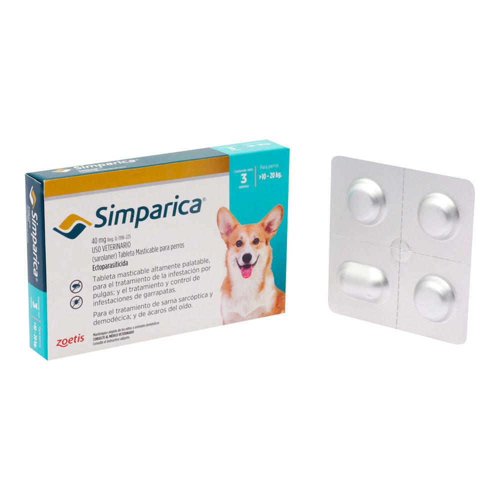 Simparica 40 mg 3 tab