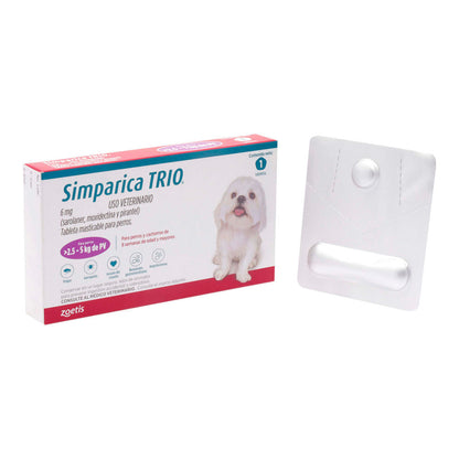 Simparica TRIO purple 2.5-5 kg. 1 tab.