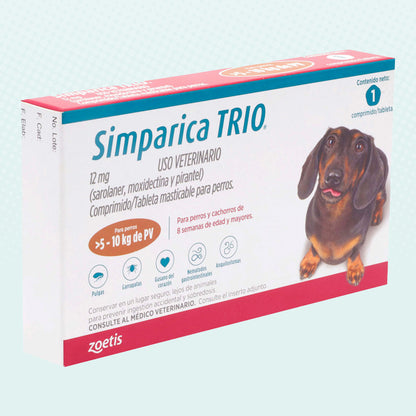 Simparica TRIO caramel 5.1-10 kg 1 tab