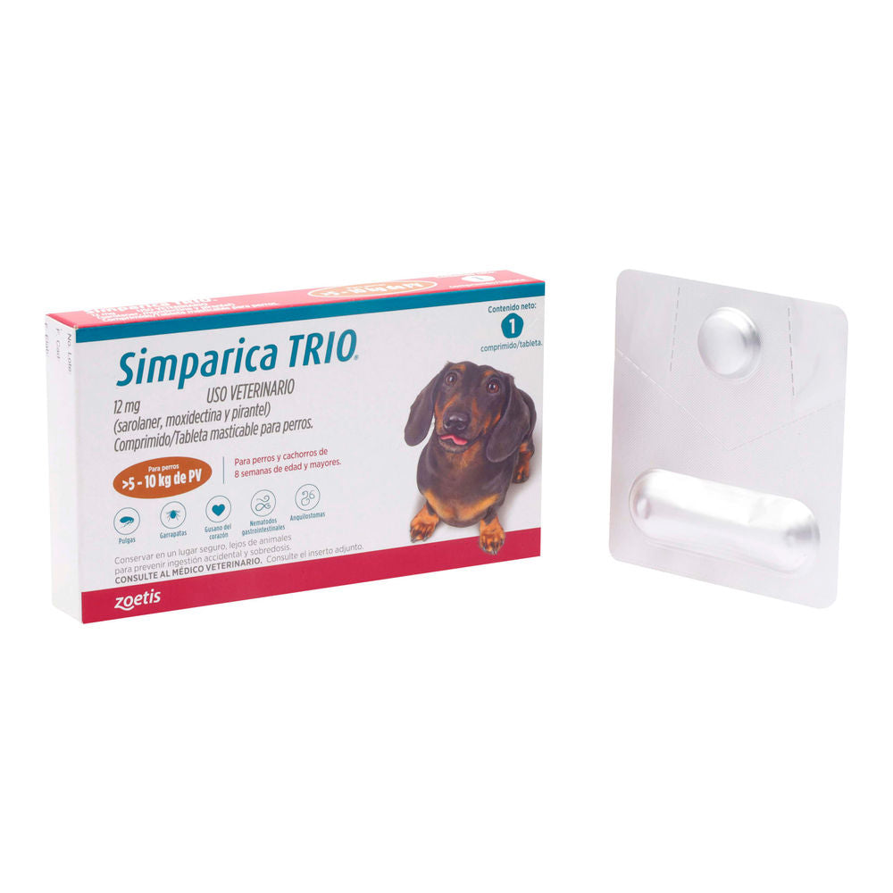 Simparica TRIO caramel 5.1-10 kg 1 tab