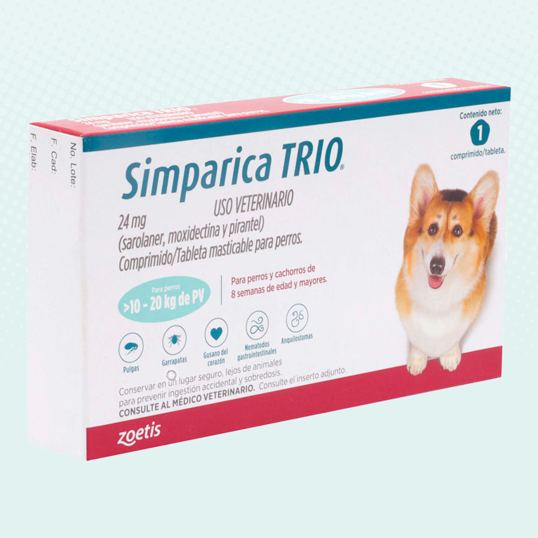 Simparica TRIO blue 10.1-20 kg 1 tab