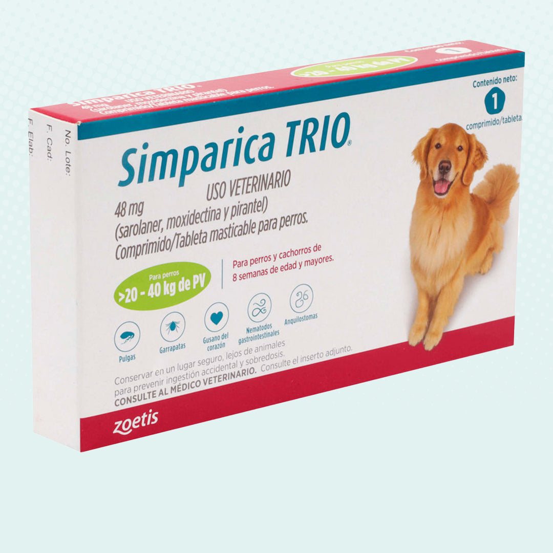 Simparica TRIO green 20.1-40 kg 1 tab