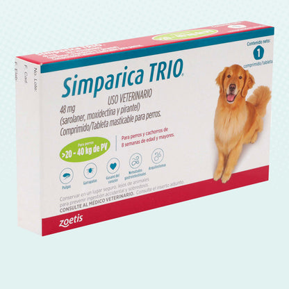 Simparica TRIO green 20.1-40 kg 1 tab