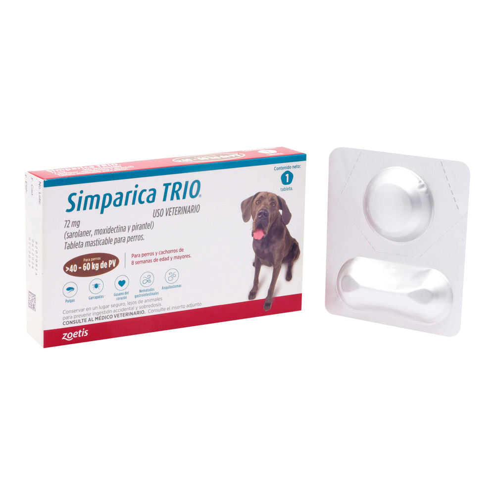 Simparica TRIO brown 40.1-60 kg 1 tab